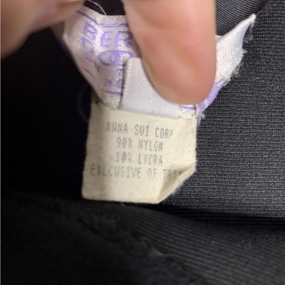 Vintage 1990s Anna Sui Jodhpurs Riding Pants High Waist Bergdorf Sz 6 - Picture 5 of 7